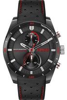 Vyriškas laikrodis Hugo Fast 1530370 su chronografu ir odiniu dirželiu