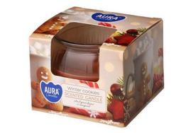 Aura kvapioji žvakė Kalėdiniai sausainiai, 6 cm