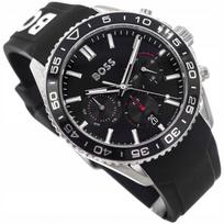 Vyriškas laikrodis Hugo Boss 1514141 Runner, juodas, su datumu ir chronometru