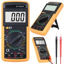 Skaitmeninis multimetras su srove ir LCD ekranu DT9205A