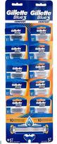 Skutimosi galvutės Gillette 3 Plus, 10 vnt., Gillette Mėlyna 3 Plius Patogumas Skutimosi Kepurė, 10 Vnt.