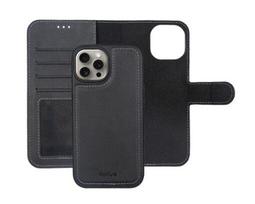 Rixus Duo Magnetic Detachable Wallet For Apple iPhone 16 Pro Max Black