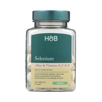 H&B selenas, cinkas, vitaminai A, C ir E, 120 tablečių
