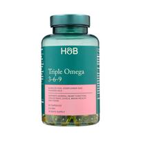 H&B TRIPLE OMEGA 3-6-9, 60 kapsulių