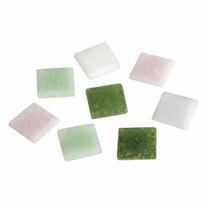 Mozaikos akmenys Rayher ArtDecor 1x1cm ~1300vnt./1kg žali tonai