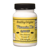 Healthy Origins Vitamin D-3 5000 iu 120 softgels