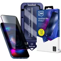 3MK HardGlass Max Privacy tempered glass for iPhone 15 Pro Max (privacy effect) with applicator