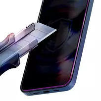 3MK HardGlass Max Privacy tempered glass for iPhone 15 Pro (privacy effect) with applicator