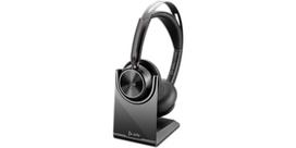 HP Poly Voyager Focus 2-M USB-C-C Headset USB-C/A Adapter Charging Stand