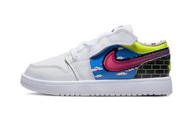 Jordan Air Jordan 1 Vaikų krepšinio batai Priešmokykliniai DM8970-114 28