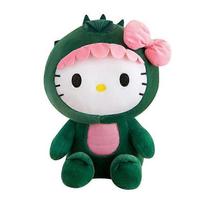 2024 Naujas 35cm Mielas Hello Kitty Dinzauras Pliušinis Žaislas Animacinis Lėlės Kambario Dekoras Miego Pagalvė Vaikų Gimtadienio Dovana