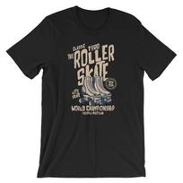 Roller Skate T Shirt 100 Cotton Premium NEW - Men's Summer Cotton Graphic Tee S įvairiaspalvis