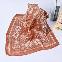 Syhood 70 cm kvadratinės satininės galvos skarelės, satininės bandanos moterims, satininės galvos juostelės, šilko pojūčio šalikas, boho galvos apdangalas