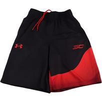 Under Armour logotipas spausdinti krepšinio šortai vyriški šortai Raudoni 1298338-002 L black