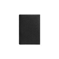 Hermes Calvi Duo Silver Buckle Epsom Leather Wallet Card Holder Unisex wallet Black H083035CK89 Box Included