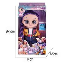 Latest Demon Hunting Team Rumi Human Shaped Doll 5D Eyes Fat Boys Witch Hunting Team featuring Music Vinyl Doll Xmas Children's Present