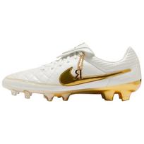 Nike Tiempo Legend FG Kieta danga Futbolo bateliai Unisex Baltas Auksas IF4388-100 39