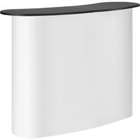 Nešiojama parodų podiumo stalas, 51,18  x 18,31  x 37,4 , Eksponavimo stendas, Prekybos stalas, Sulankstomas reklaminis mažmeninės prekybos baro stalas