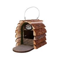 Creative Wooden Bird Houses Multifunctional Hanging Bird Feeder Birds Nesting Box  Various Birds Bird Houses
