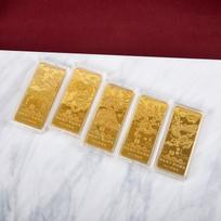 2024 Drakono Metai Zodiako Auksinis Luitas Tradicinis Kinų Auksinis Luitas 6pcs/set