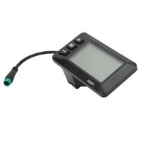 Elektrinio dviračio ekranas 36V 48V LCD GD01 Ekranas 5 kontaktų vandeniui atsparus kištukas 22,2 mm vairui Agreement 2