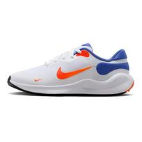 Nike REVOLUTION 7 Soft And Comfortable Slip Resistant Abrasion Resistant Low top Kids' Running Shoes White Kids' FB7689-102 33.5
