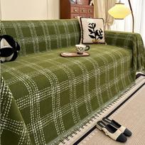 Sofa cover, universal in all seasons, small fragrant wind, a whole anti-cat scratch sofa towel, all-inclusive, universal non-slip seat cushion cover 180*130cm