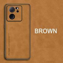 Xiaomi13t  Vintage Sheepskin Leather Case For Xiaomi Mi 13t Pro 13 Lite T 5g  Men Retro Back Cover On Mi13t 13tpro For Mi 13t
