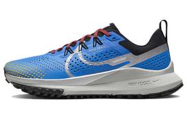 Nike React Pegasus Trail 4 Light Photo Blue Track Red Black Metallic Silver Women's DJ6159-401 36