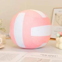 Simulation Volleyball Plush Toys Soft Stuffed Volleyball Doll Ball Sleep Huggable Pillow Creative Home Decor Birthday Gift 15cm