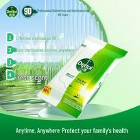 Dettol Anti-Bacterial Wet Wipes - 8 x 10 Count Portable Packs