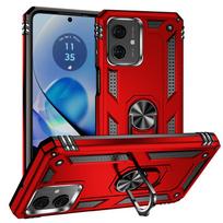 For Motorola Moto G54 Case Car Magnetic Holder Metal Ring Shockproof Armor Phone Cases For Moto G54 G 54 MotoG54 5G Back Cover For Moto G54 5G