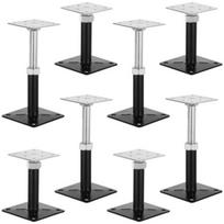 8 VNT. Reguliuojami grindų domkratai Heavy Duty Metalinis stulpas Grindų atrama 5–8 coliai Mini sraigtinis namo domkratas Denio pamato kėlimo atrama