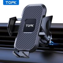 TOPK Super Stable Car Holder FOR Phone, Upgraded Metal Hook Air Vent Mount, 360° Rotation Universal Hands-Free Stand For Air Vent