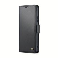 Vizitinės kortelės piniginė Kortelių laikiklis Lizdas Stovas Odinis telefono dėklas Samsung Galaxy A56 A36 A26 A16 A55 A35 A25 A15 A54 A34 A24 A14 Apsauginis dėklas Galaxy A56 juoda