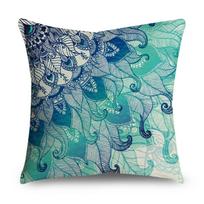 Dekoratyvinė Mandalos Pagalvės Užvalkalas 45 * 45cm Poliesterio Pagalvės Užvalkalas Namų Dekoras Mėtomas Boho Kėdės Sofos Pagalvės Užvalkalas 12x12Inch
