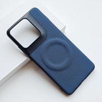 Dėl Motorola Moto Edge 70 X70 Oro dėklas Magnetinis Minkštas TPU+Nailono Austas Odinis Galas Atsparus Pirštų Atspaudams Dangtelis Moto Edge70 Motorola Edge 70