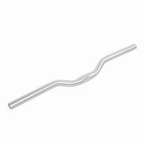 Aluminum Fixed Gear Bike Road Bicycle Fixed Gear Riser Bar Handlebar 25.4mm*520mm (silvery) sidabras