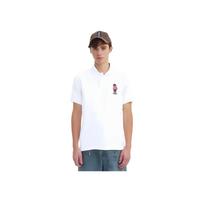 Polo Ralph Lauren SS24 meškiuko logotipas siuvinėtas polo marškinėlis vyriškas Polo marškinėliai baltas MNPOKNI1N820632-100 XXS