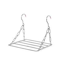 Balcony Folding Shoe Drying Rack Clothes Airer Stainless Steel Laundry Underwear Towel Storage Holder S