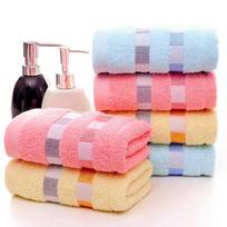 100% Cotton Jacquard Towel - 100g Absorbent & Thickened for Adult Face Wash & Bath 33x73 cm