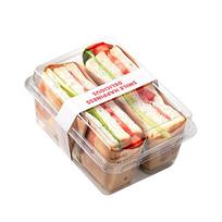 Disposable Sandwich & Bento Boxes with Stickers - 50 piece 50 piece