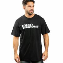 Official Fast & Furious Mens Logo T-shirt Black S - XXL Unisex T-Shirt XL
