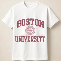 Bostono universiteto kolegijos antspaudas Unisex marškinėliai Unisex marškinėliai M