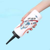 Hockey Water Bottle with , 1L Capacity for Sports And Outdoor Use Straight Straw
