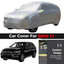 Pilnas automobilio uždangalas BMW X1 2009-2022 m. Lauko visureigiui Vasaros Anti-UV Apsauga nuo saulės Sniego Lietaus Dulkių Dangalas