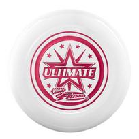 Treniruočių diskas Frisbee Ultimate 175 g varžyboms - 1 pakuotė, Baltas Raudonas raudona