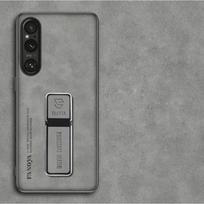 Sheepskin Leather Case for Sony Xperia 1 VII V Ii Matte Silicone Bumper KickStand Holder Cover for Xperia 10 V VI 1 V II 5 IV Sony Xperia 5 V