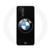 Dėklas, skirtas Oppo A54 5G BMW Logo juodame fone juoda