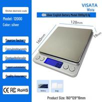 i2000 3kg Kitchen Scale with Double Trays, 0.01g Precision for Baking & Jewelry